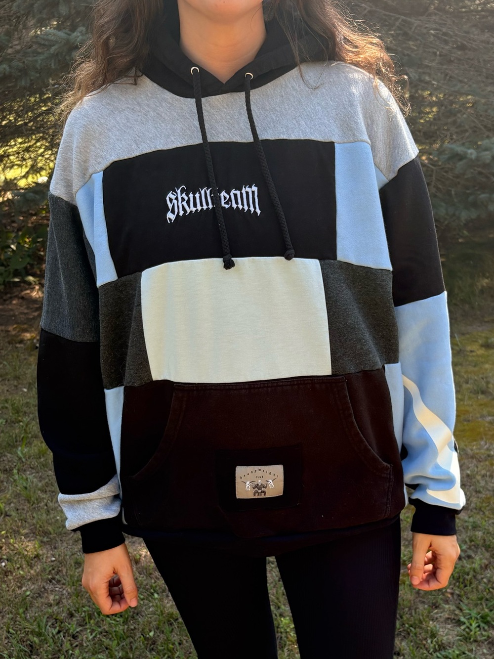 Kai Wachi hoodie - Upcycled patchwork handmade